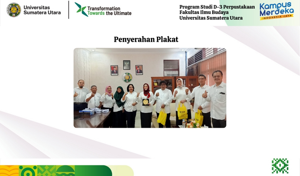 Plaque Handover